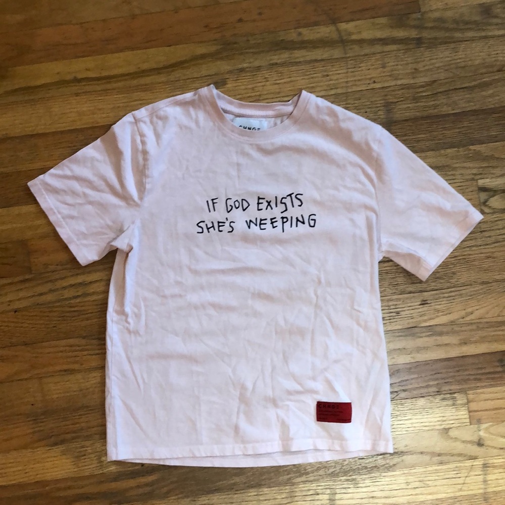 CHNGE Pink tee